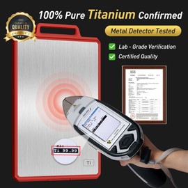 Titanium Cutting Boards for Kitchen Chopping Board with Handle Large Big Small Kitchen Meat Butcher Block Double Sided Pure Titanium and Wheat Straw PP Not Wood Bamboo Plastic Teak Red/Beige