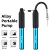 Aluminum Alloy 120PSI Bicycle Tire Pump Portable Bike Inflator Telescopic