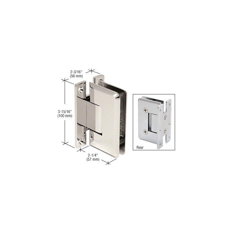 C.R. LAURENCE C0L037PN CRL Polished Nickel Cologne 037 Series Wall