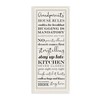 Stupell Industries Grandparents House Rules Wall Plaque, 7 x 17,
