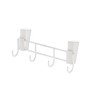 Richell Kitchen Door Storage Hooks, Rakool Kitchen Tool Hooks, White