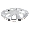 ECCPP 4PC Set 15 inch Silver Hubcap Wheel Cover OEM