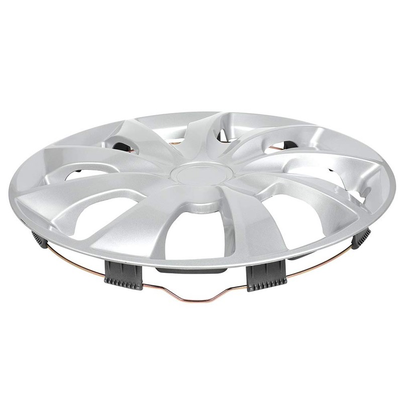 ECCPP 4PC Set 15 inch Silver Hubcap Wheel Cover OEM
