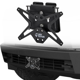 JOYTUTUS License Plate Holder Compatible with 2024 Cybertruck, Aluminum License Plate Mount Kit, License Plate Frame