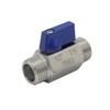 Beduan Stainless 1/4" NPT Mini Ball Valve Male x Male