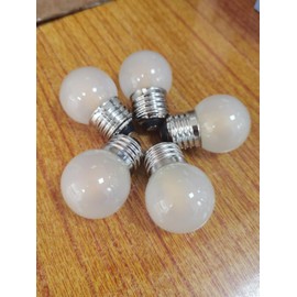 Figame G40 1.5w 110v Low Wattage Led Bulb, 15 Watt Equivalent Standard E26 Base G14 Low Power Frosted Night Light Bulb, CRI 95+, 150lm Non-Dimmable Soft Warm White 2700k, Dimmable, Pack of 2