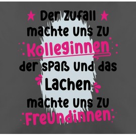 Shirtracer Cushion 50 x 50 cm - Colleagues - Der Zufall machte Uns zu Kolleginnen | Colleague Girlfriend | Gift for Colleague Christmas | For Colleagues Gift Idea Colleagues - 50 x 50 cm