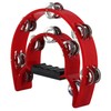 YMC Half Moon EZ Grip Tambourine 20 Jingles - Red