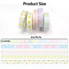 IPEWOEF 5 Rolls Star Washi Tape for Journaling Glitter Tape