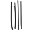 Pyladea 4Pcs Car Outer Door Window Moulding Trim Weatherstrip Seal