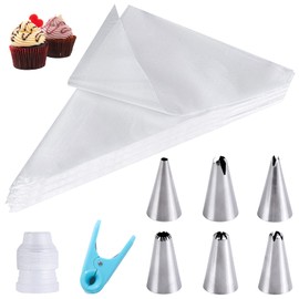 HAKACC Piping bag disposable piping bag set icing bags piping bags