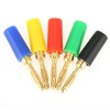 Regun 20 pieces banana plugs, 2 mm mixed colours banana