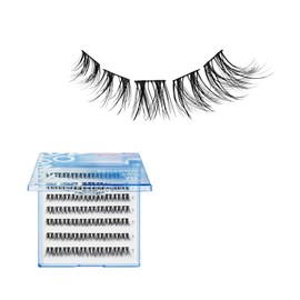 Broadway Lash Clusters, 9-16mm 70 pcs Assorted Natural Wispy False Eyelashes, Customizable DIY Individual Lash Extensions for Beginners, Lightweight & Comfortable Wide Band, Great for Everyday Glam