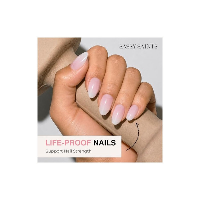 Sassy Saints Pegatinas para uñas sin rayos UV | Ombré