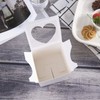 ONE MORE 3"Mini Single Favor White Cupcake Boxes with Heart