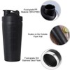 Suuwwn Protein Shaker, Pack of 2 Protein Shaker Protein Bottle