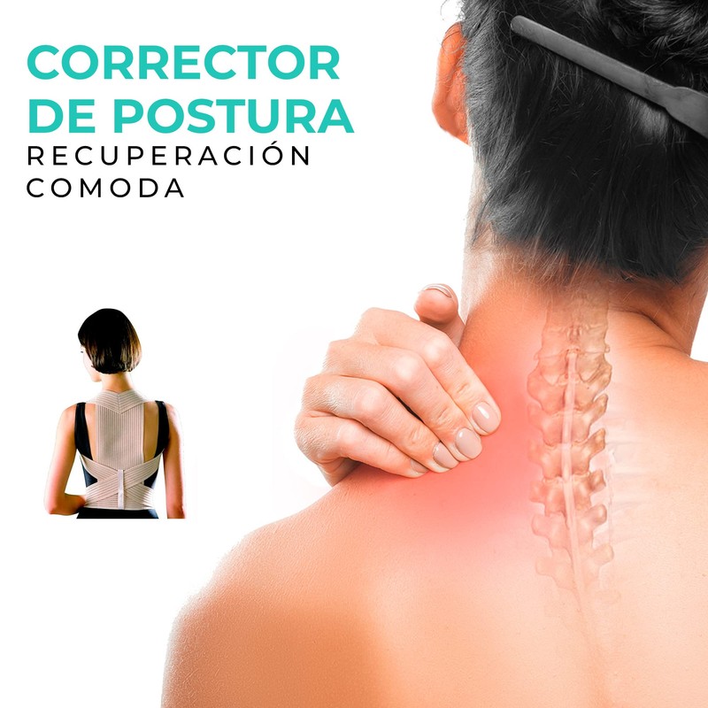 SEVEN MINE Corrector de Postura Transpirable | Soporte de Espalda