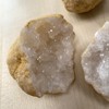 VIE White Quartz Geode Pairs, Size 00
