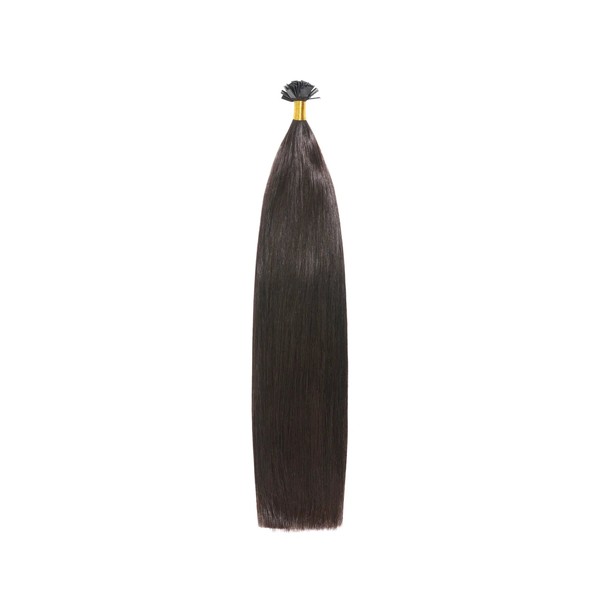 Cliphair US Darkest Brown (#2) Remy Royale Flat Tip Hair Extensions, 22" (50g)