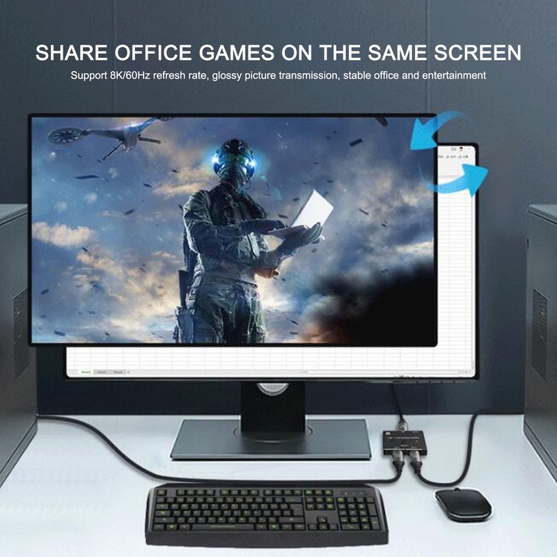 Displayport Switch 8K At 30Hz 4K At 120Hz 1080P At