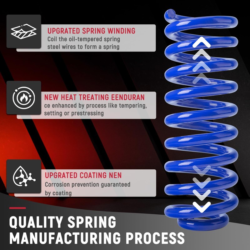 THOCAC Heavy Duty Front Coil Springs for 1983-1997 Ranger -