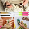 5PCS Latch Hook, Different Sizes Small Crochet Hooks Needle for