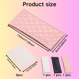 Pack of 3 Leather Glasses Bags with Wiping Cloths, Soft Leather Glasses Protective Bags, Portable Sunglasses Boxes, Compact and Practical, Suitable for Men and Women - Black, White, Pink, pink