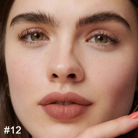 Lápiz Labial 2 En 1 Resistente Al Agua, Delineador De Labios Y Labial Combinado, Lápiz Labials De Doble Punta, Delineador De Labios Automático, Labials Mate Resistente Al Agua Que No Se Decolora Y Antiadherente (12#, lip)