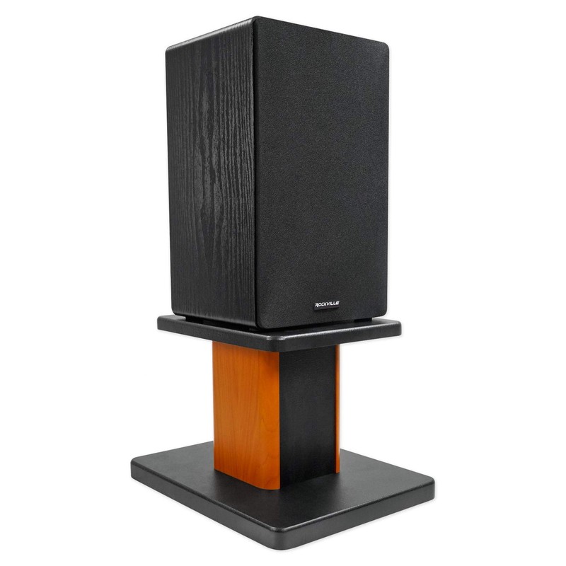 Rockville Pair RHT8C 8" Desktop Speaker Stands, 66 lbs. Capacity,