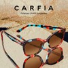 CARFIA Stylish Women's Sunglasses Polarised 400UV Protection Fashion Modern Acetate