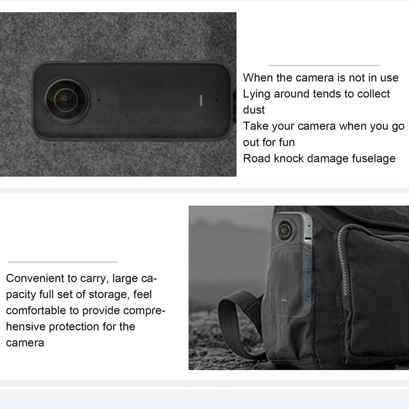 Action Camera Storage Bag Portable Handheld Camera Protective Case for