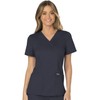 Cherokee Scrub Set For Women, Modern Classic Fit Mock Wrap