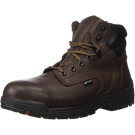 Timberland PRO Men's Titan 6 Inch Alloy Safety Toe Waterproof Work Boot, Dark Mocha, 9.5 M