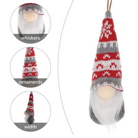 ANNTHOR Adornos de Gnomos Navideños, Gnomos de Navidad Elfo, 10 PCS Gnomos Colgantes para árbol de Navidad, Decoración de Gnomos para Navidad, Hogar, Vacaciones, Fiestas, Decoraciones, 15 cm