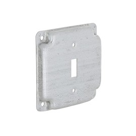 Hubbell-Raco 800C 1 Toggle 4-Inch Square Exposed Work Cover