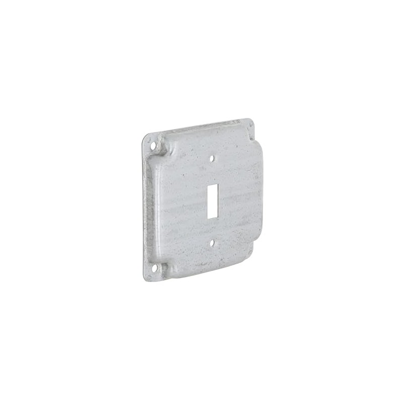 Hubbell-Raco 800C 1 Toggle 4-Inch Square Exposed Work Cover