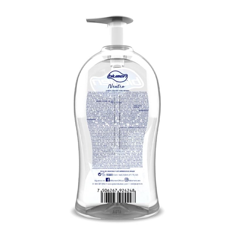 BLUMEN JABON LIQUIDO NEUTRO 525ml