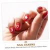 Baluue Kawaii Nail Charms of French Bow Nail Art Decorations