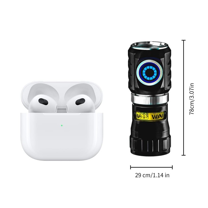 WARSUN FXXF – 1000 Lumens Rechargeable Mini EDC Flashlight, Magnetic