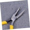 Gadpiparty Bent Nose Pliers DIY Pliers with Flat Jaw for