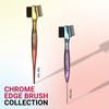 RED by Kiss Chrome Edge Brush Bacteria Free Sterilized Boar