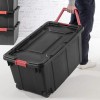 Unbranded Wheeled Extra Large Storage Bin Set of 2 Heavy
