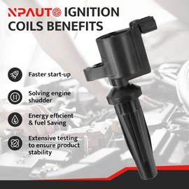 Ignition Coils Pack Replacement for 2.0 2.3 2.5 Ford Focus Escape Ranger 2005 2006 2007 2008 2009 2010 2011 2012 2013 2014 2015 2016 2017 2018 2019, Mazda 3 Tribute Mercury Mariner, FD505 C1453, 4pcs
