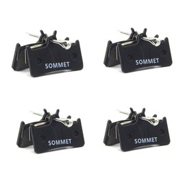 SOMMET 4 Pairs Bicycle Disc Brake Pads for XT M775 / M775-DH/XTR Pre-02 / Grimeca System 8 / Hope M4 / Sram 9.0