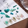 Nail Mother-of-Pearl Glitter Aurora Shell DIY Nail Art Terrazzo / 네일 자개글리터 오로라쉘 셀프네일아트 테라조