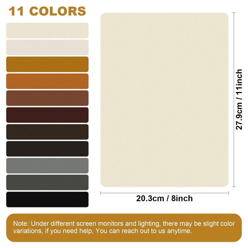 IANZE 2Pcs Leather Repair Patch, Self Adhesive Leather Repair Patch