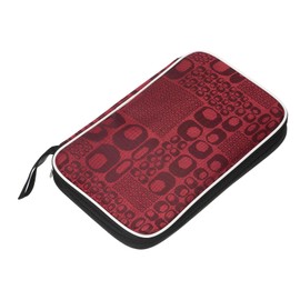 M METERXITY Table Tennis Racket Cover - Table Tennis Racket Case Bag for Storage Organization 10.6 x 6.7 ", Red