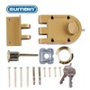 SUMBIN Jimmy Proof Deadbolt Lock with Keyed (Gold Color) with