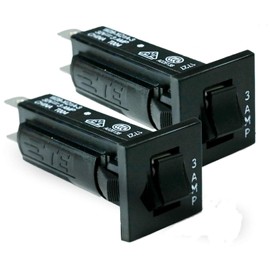 TE Connectivity W28-XQ1A-3 32V 3AMP 250V ~ 50/60Hz Circuit Breaker (Pack of 2)