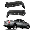 SEBLAFF 2-Pack Rear Bumper Face Bar End Caps Steel Black